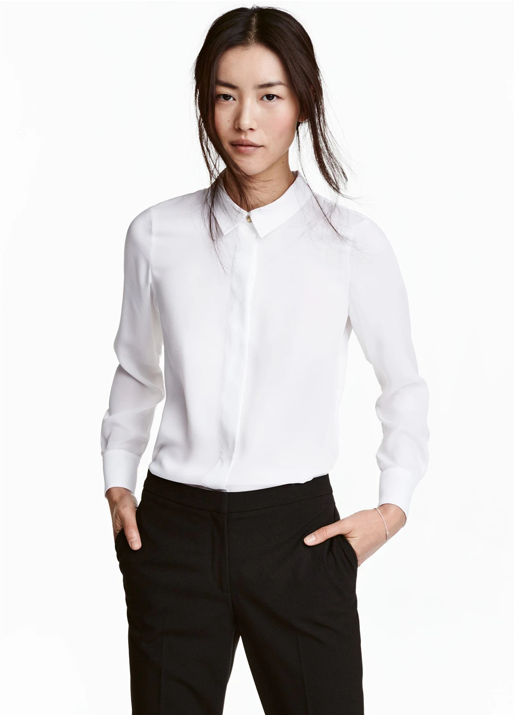 Біла блуза H&M
