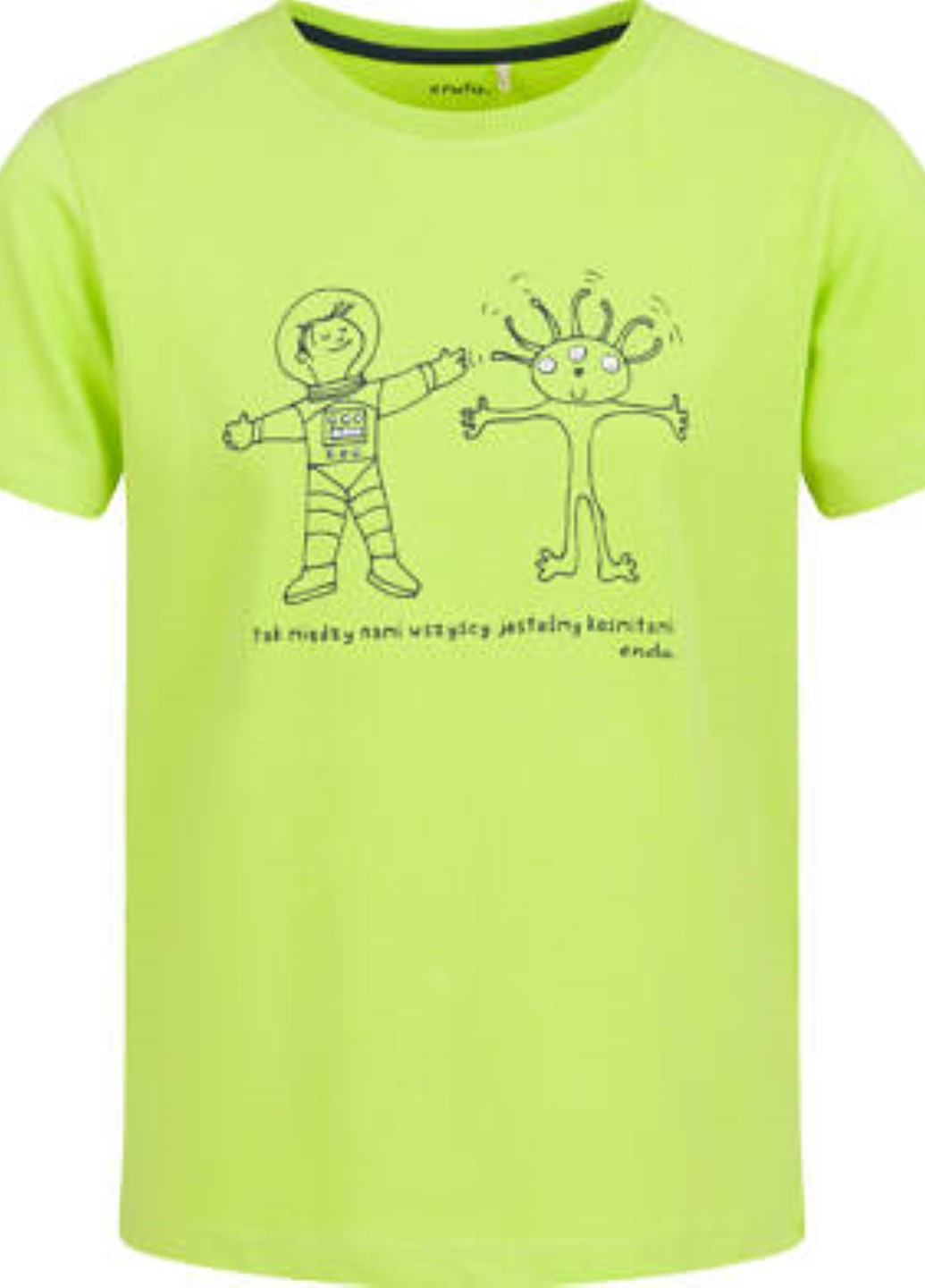 Салатовая футболка для мальчика c03g111 Endo