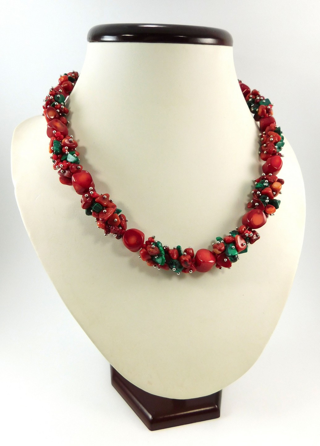 Эксклюзивное ожерелье "Цветочный вальс" Fursa fashion (188126192)
