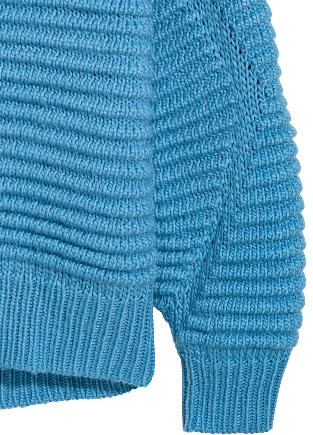 Голубой зимний свитер H&M