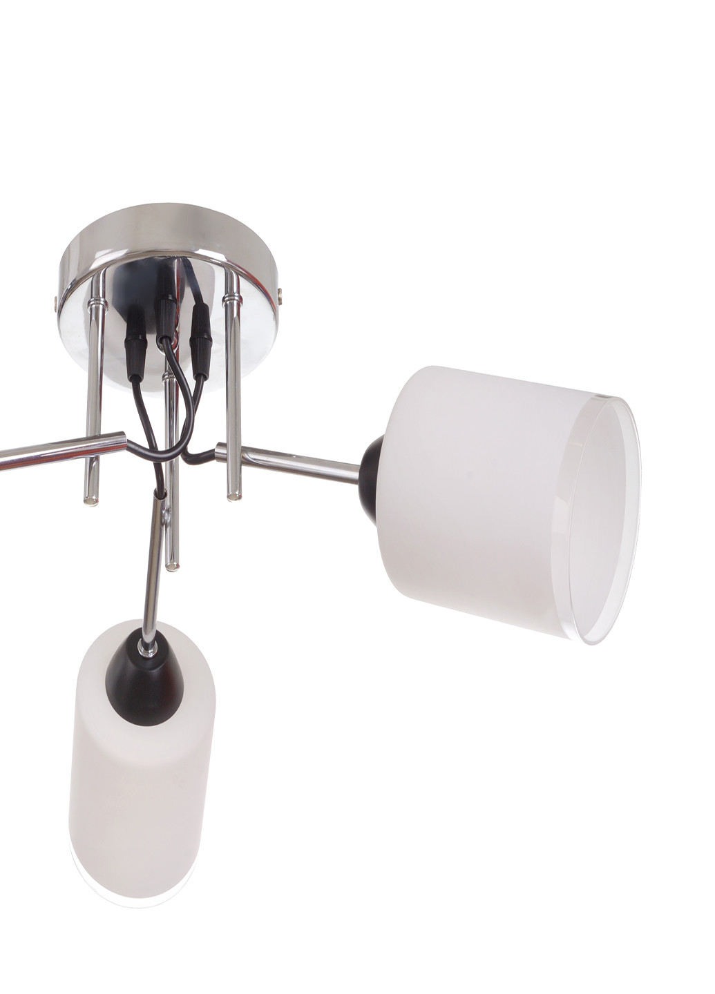 Современная люстра на 3 лампочки LK-724S/3 E27 BK/CH Brille (251290851)