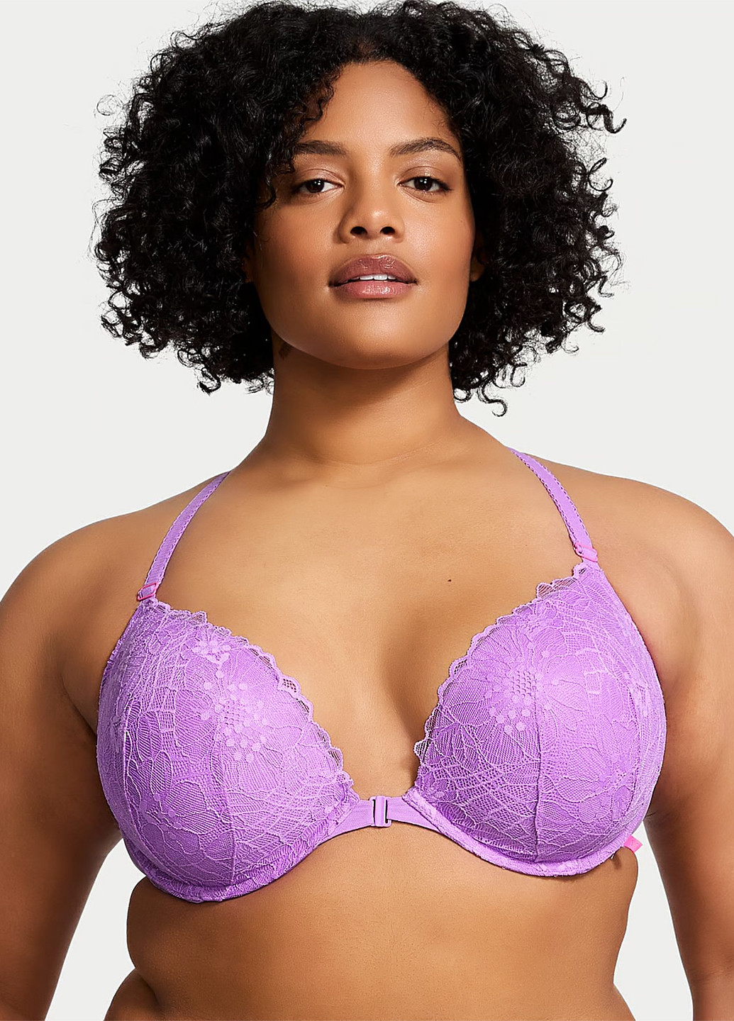 Сиреневый демисезонный комплект (бюстгальтер, трусики) Victoria's Secret