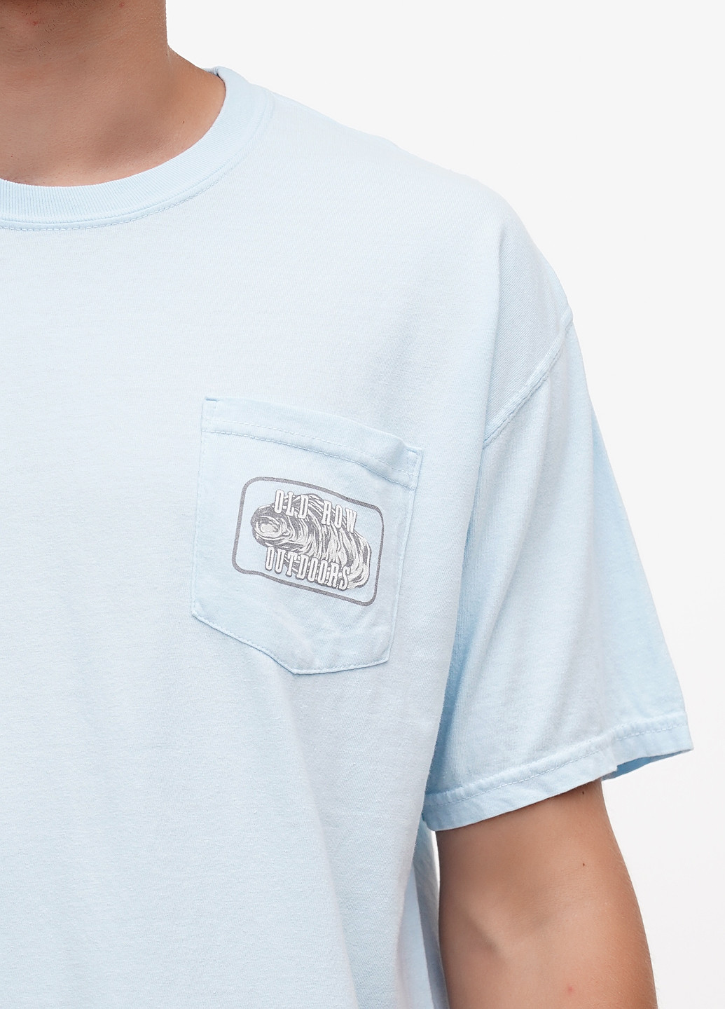 Голубая футболка Comfort Colors