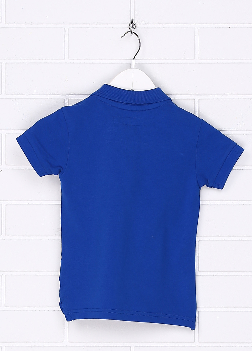 Синяя детская футболка-поло для мальчика H&M с рисунком