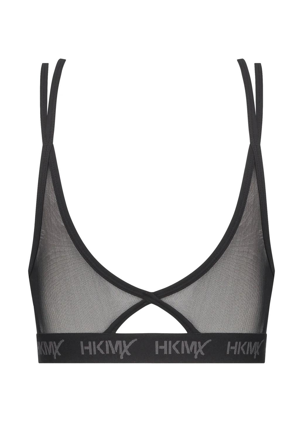 Чорний топ бюстгальтер Hunkemoller без кісточок поліестер