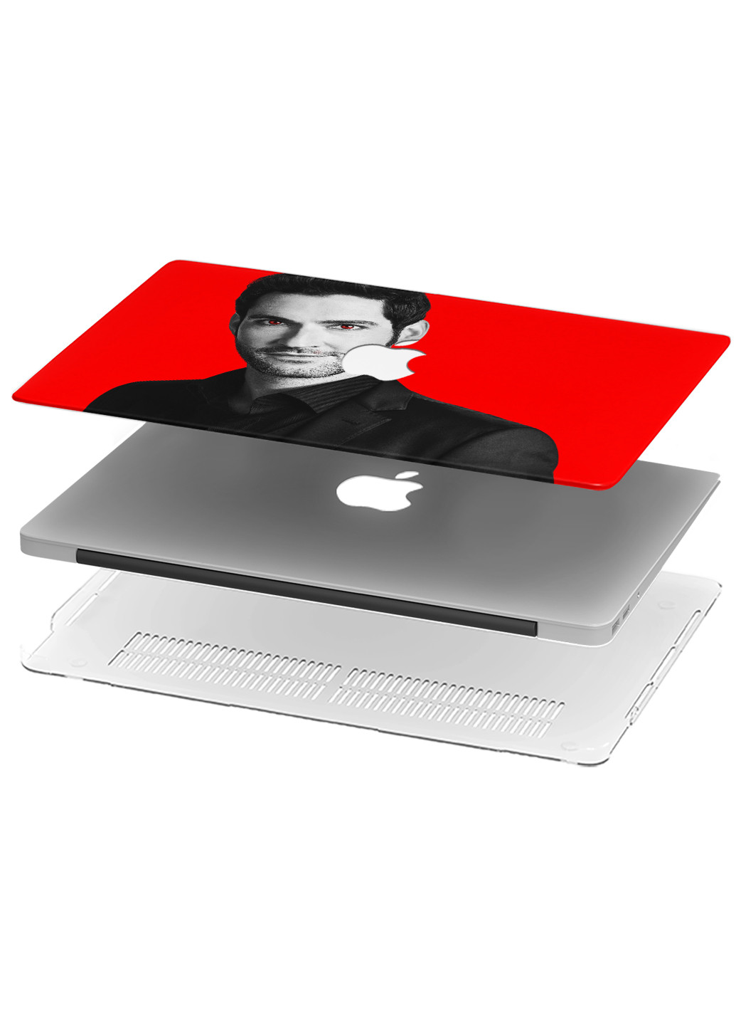 Чехол пластиковый для Apple MacBook Air 13 A1932/A2179/A2337 Люцифер (Lucifer) (9656-2295) MobiPrint (218987622)
