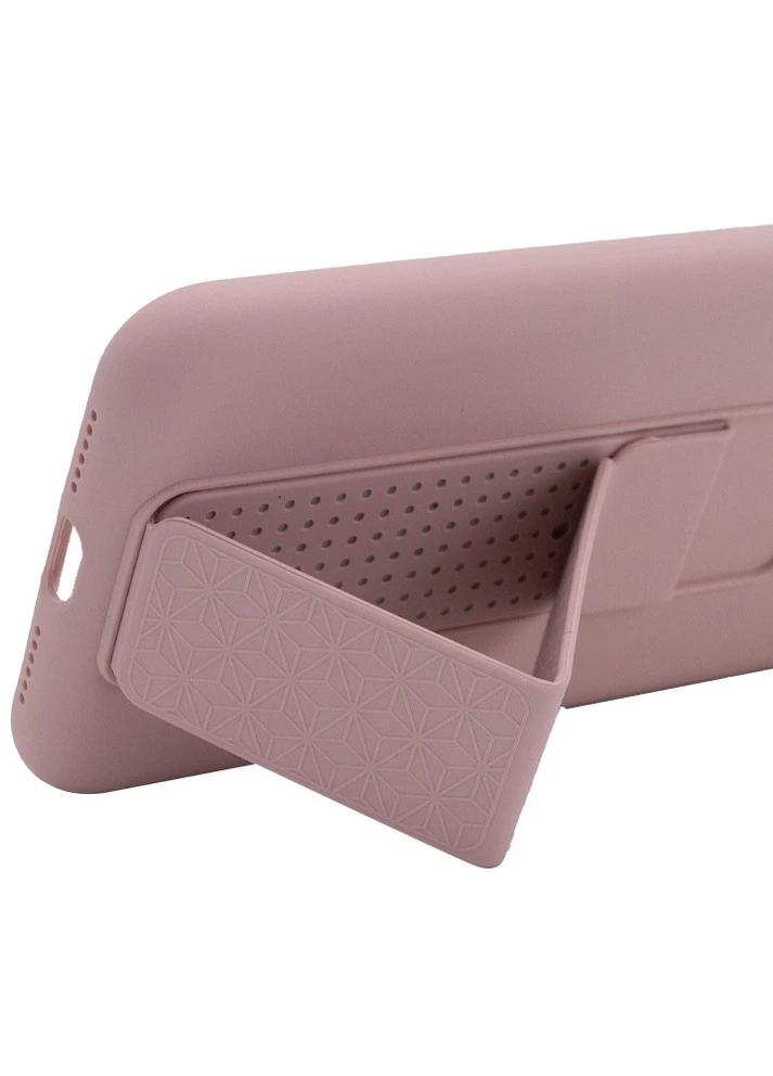 Чехол Silicone Case Hand Holder для Apple iPhone XS Max (6.5') Розовый / Pink Sand (is_00000041594_4) Epik (229725787)