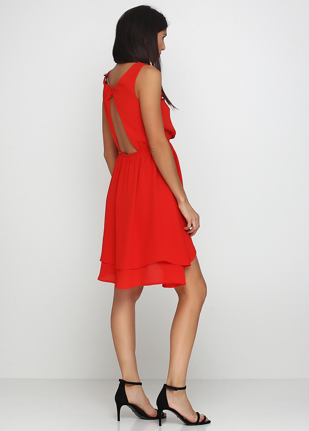 Красное кэжуал платье Silvian Heach однотонное