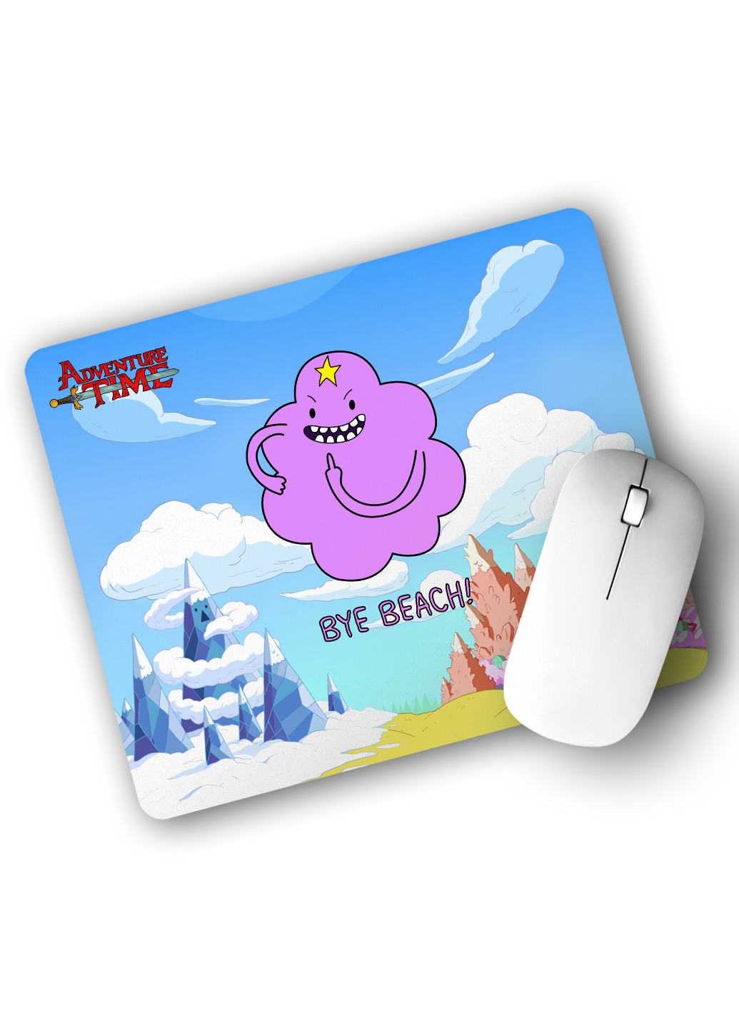 Коврик для мышки Принцесса пупырка Время приключений (Adventure Time) (25108-1578) 29х21 см MobiPrint (224437283)