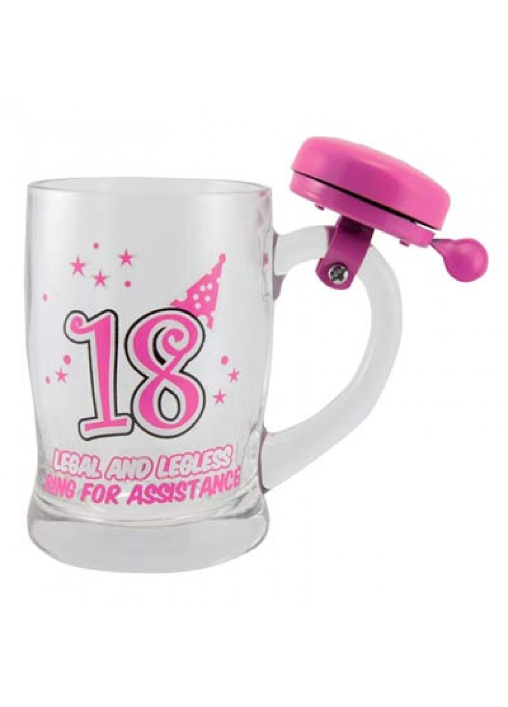 Кружка для пива "18" розовая Boxer (210766859)