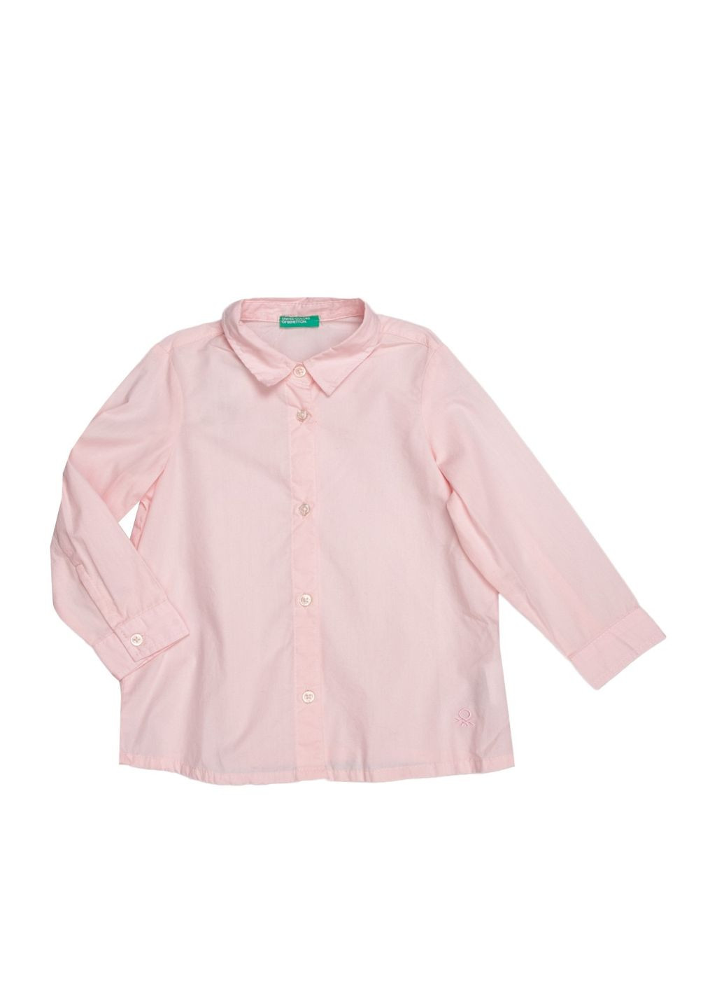Розовая кэжуал рубашка United Colors of Benetton