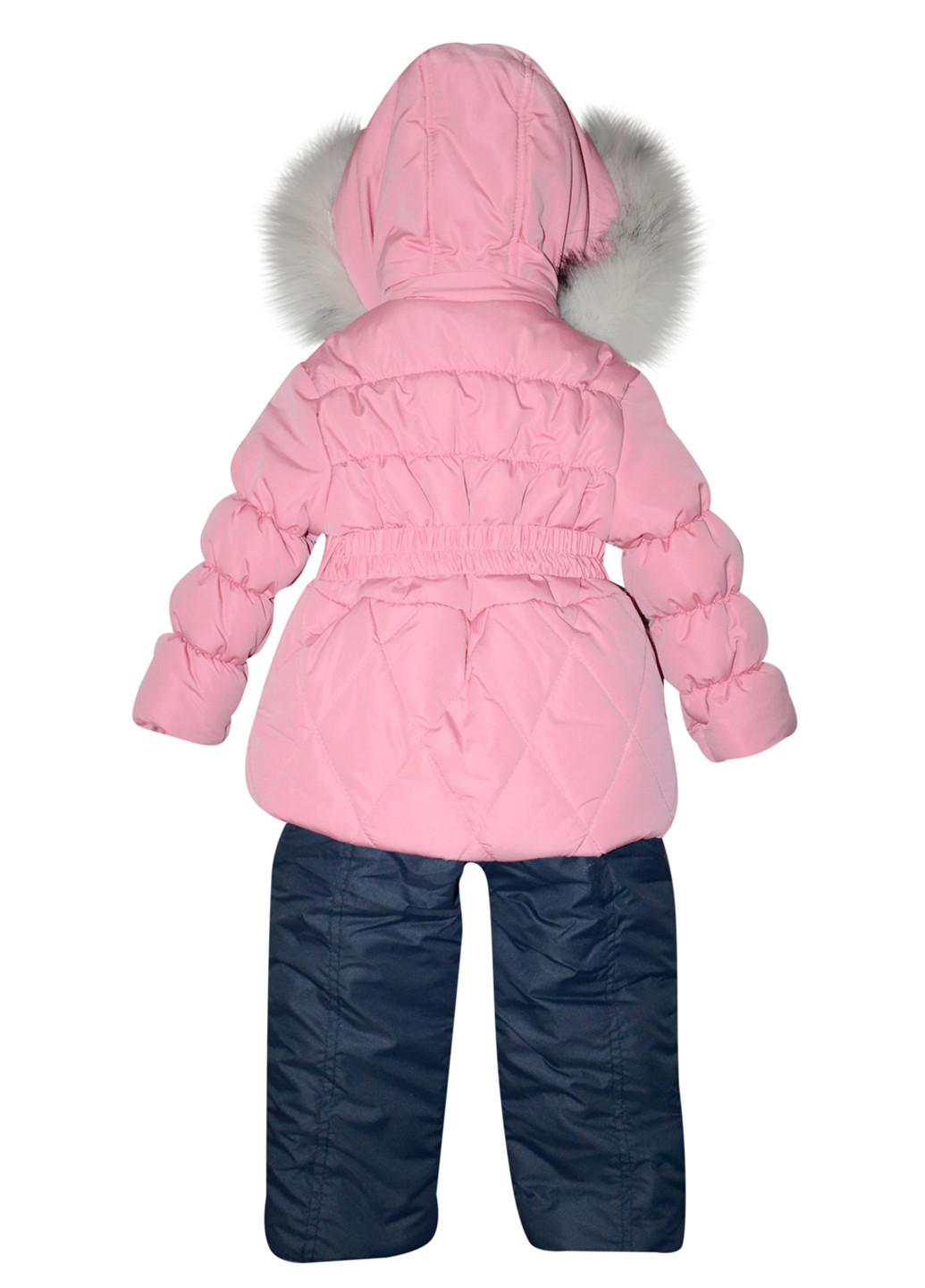 Розовый зимний комплект (куртка+полукомбинезон) Bambino