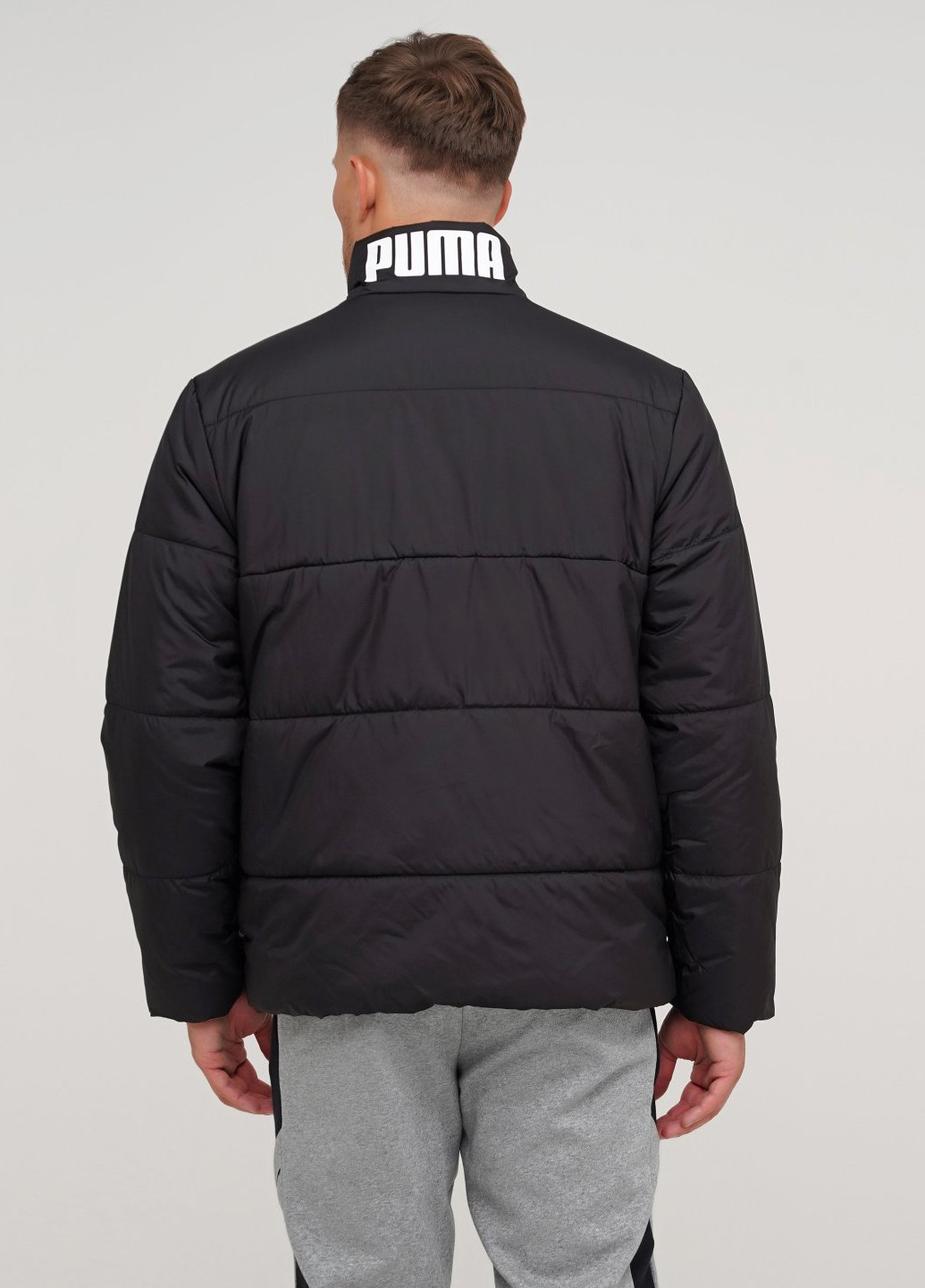 Черная демисезонная куртка Puma Ess+ Padded Jacket