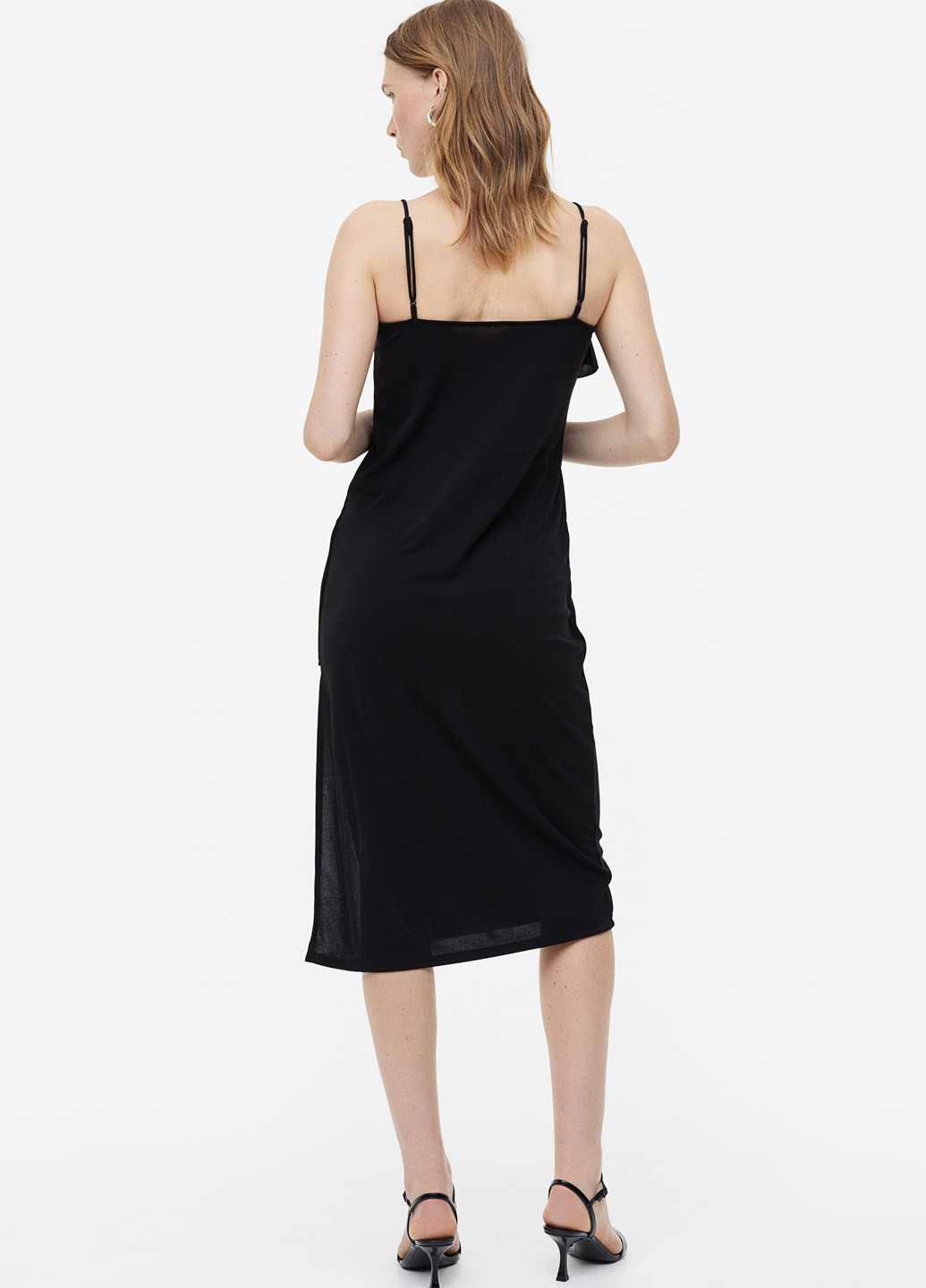 Чорна вечірня сукня футляр H&M однотонна