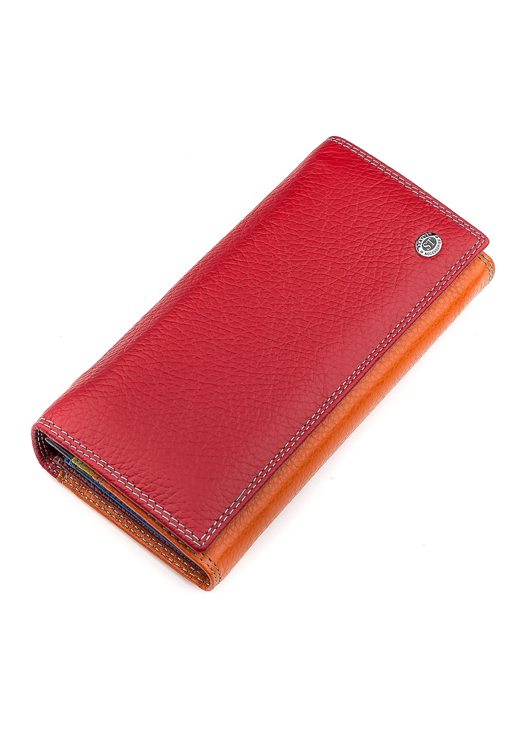 Жіночий шкіряний гаманець 18,5х9х3,5 см st leather (252132569)