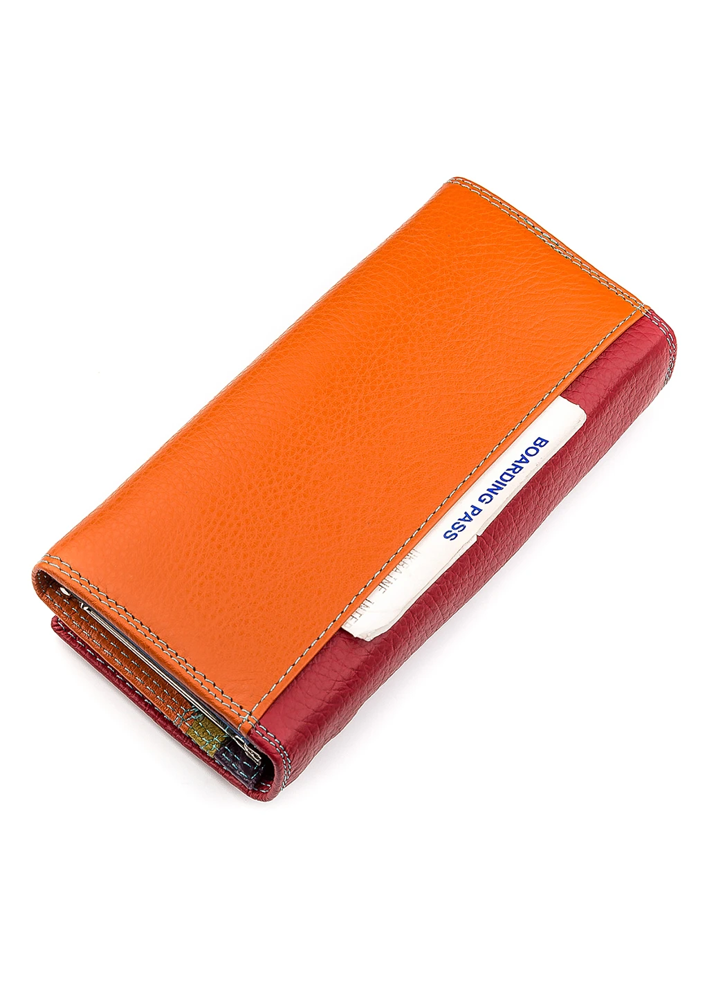 Жіночий шкіряний гаманець 18,5х9х3,5 см st leather (252132569)