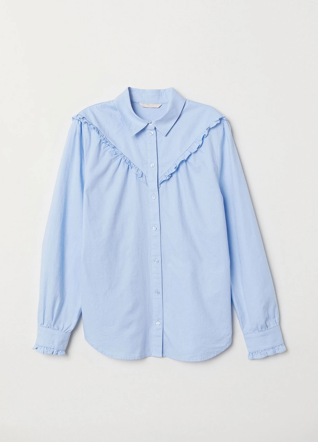 Голубая блуза H&M