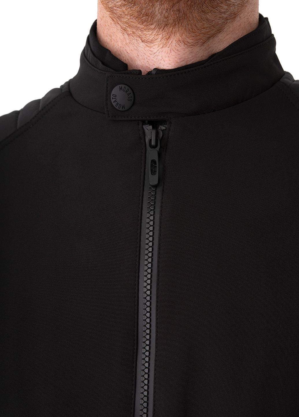Чорна демісезонна куртка чоловіча Antony Morato