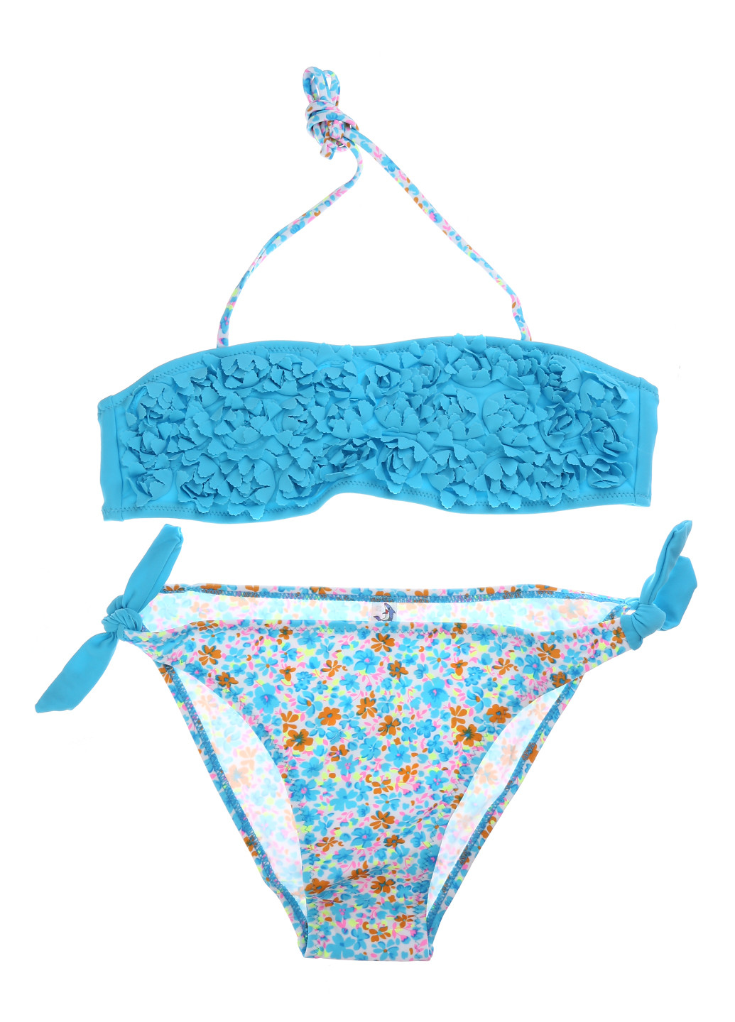 Блакитний літній купальник (ліф, трусики) Teres
