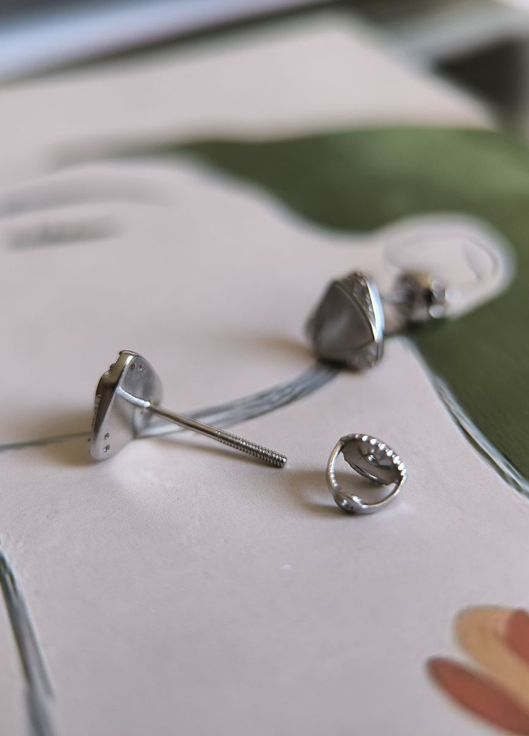 Сережки Silver Flame (350941528)