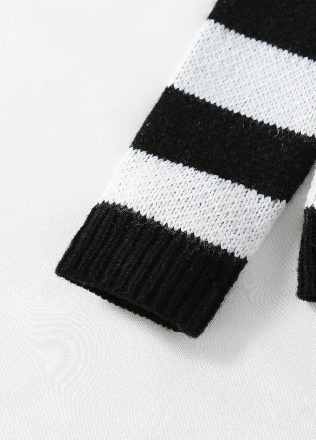 Чорно-білий демісезонний джемпер джемпер SHEIN