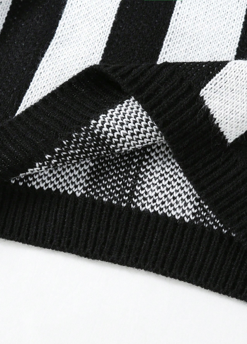 Чорно-білий демісезонний джемпер джемпер SHEIN