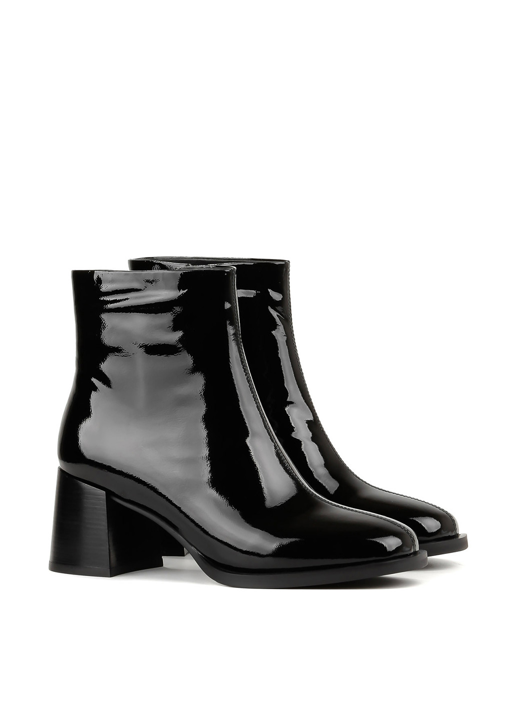 Черные демисезонная ботильоны Le'BERDES