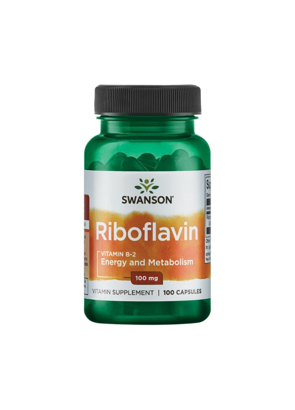 Добавка для щитовидной железы,для зрения Riboflavin Vitamin B-2 100mg, 100caps Swanson (253153506)
