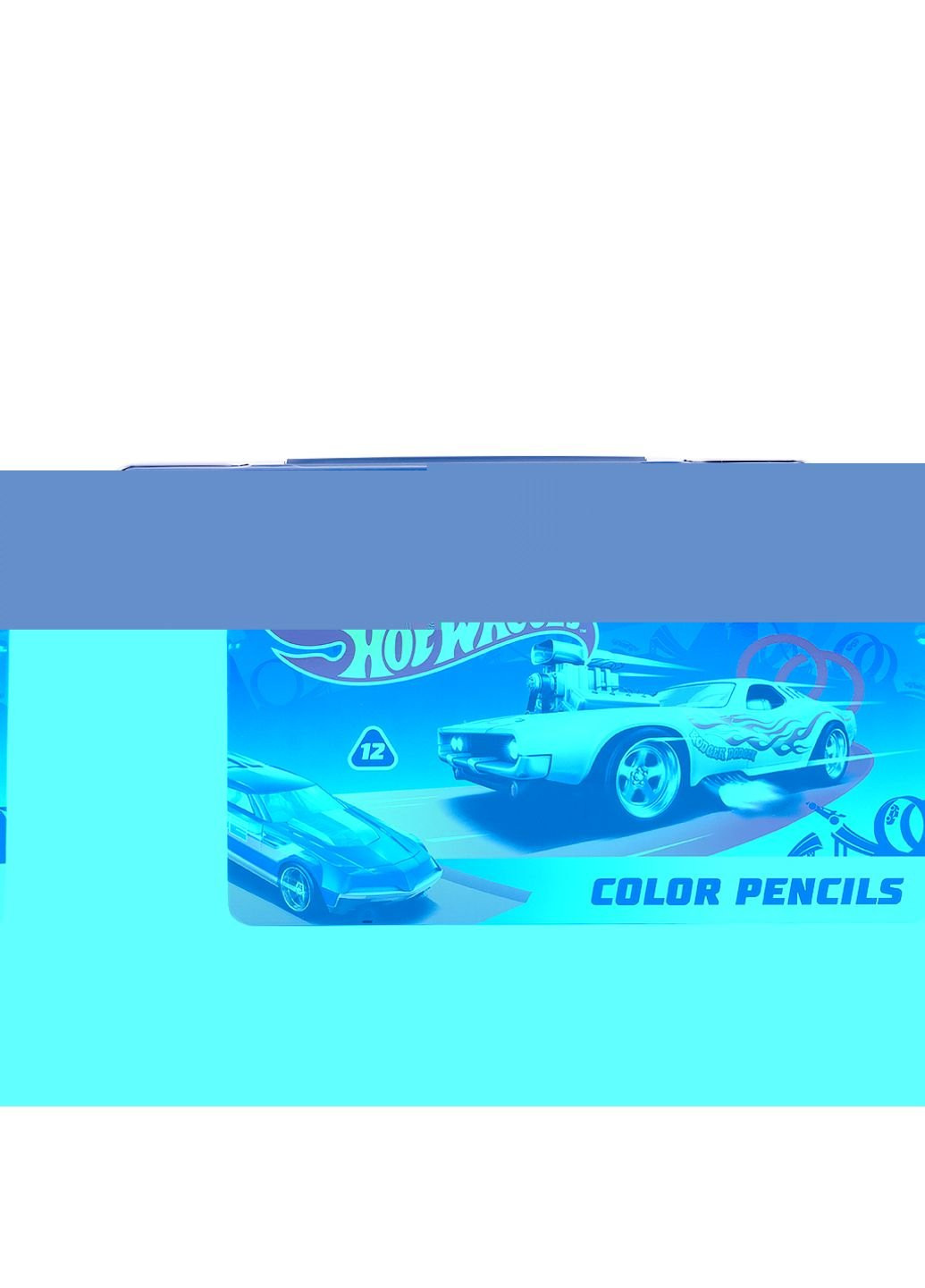 Карандаши цветные Hot Wheels трехгранные 12 шт (HW21-058) Kite (254067066)