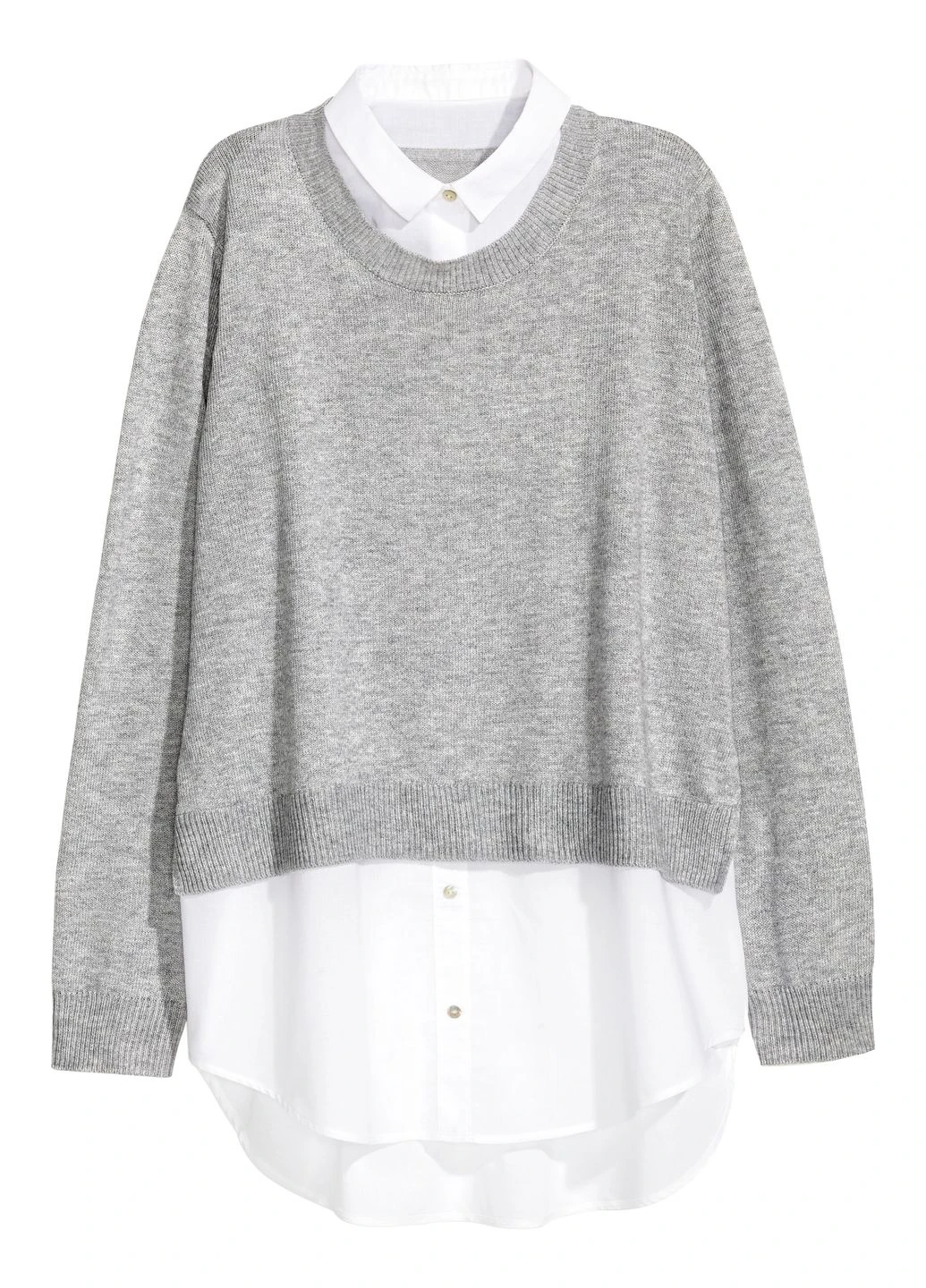 Серый демисезонный джемпер H&M