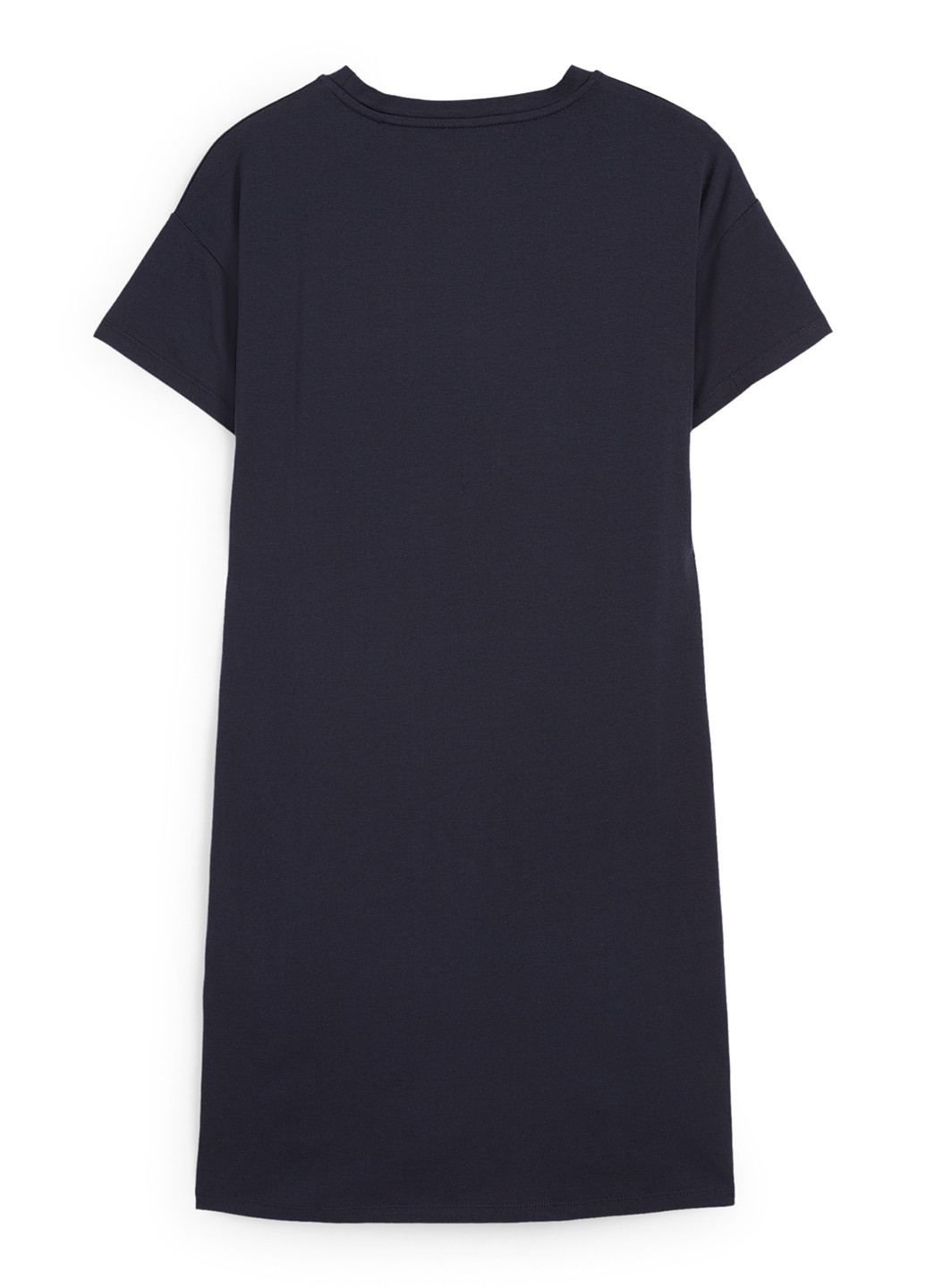 Темно-синя кежуал сукня для вагітних сукня-футболка, а-силует C&A однотонна