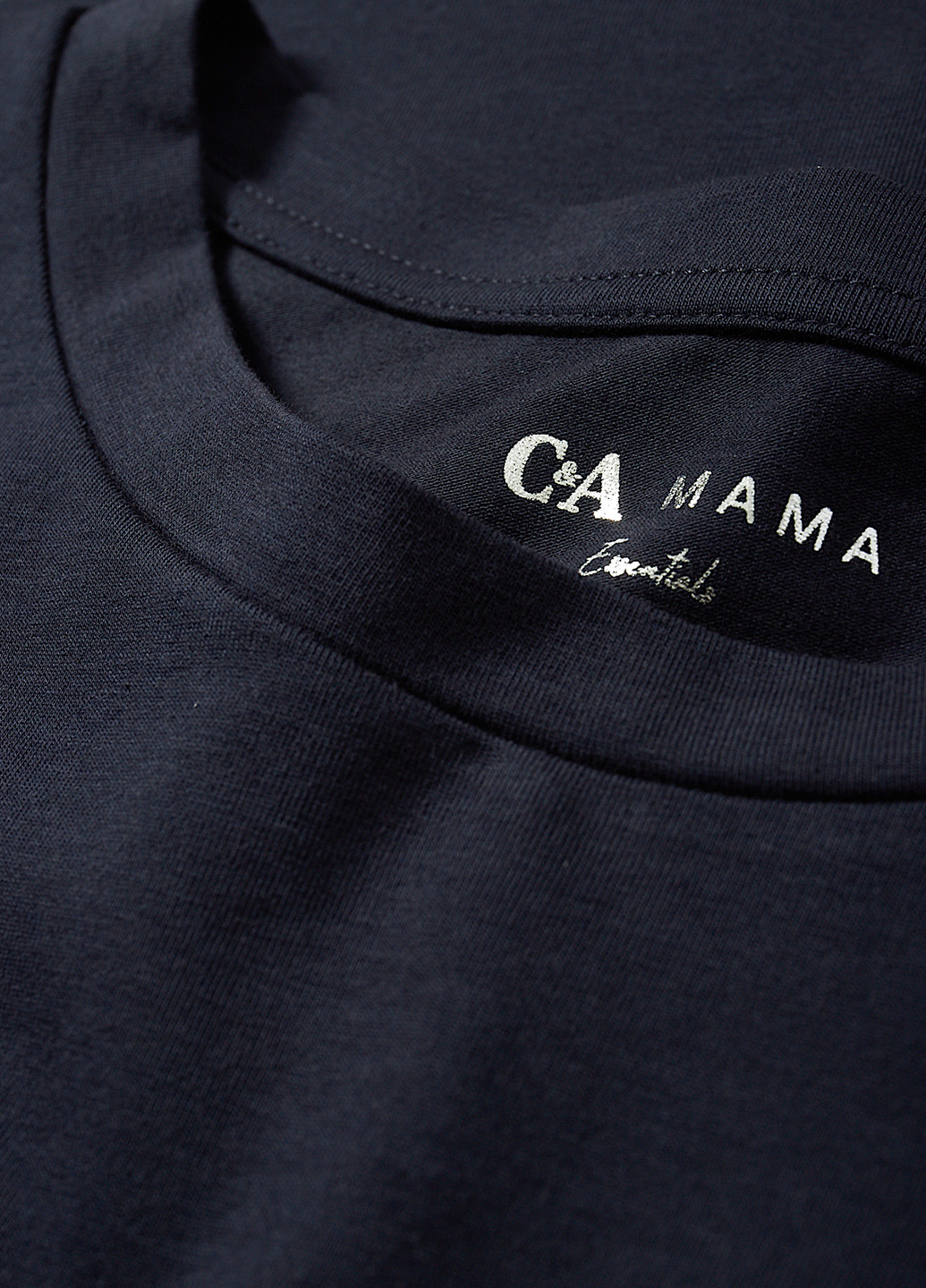 Темно-синя кежуал сукня для вагітних сукня-футболка, а-силует C&A однотонна