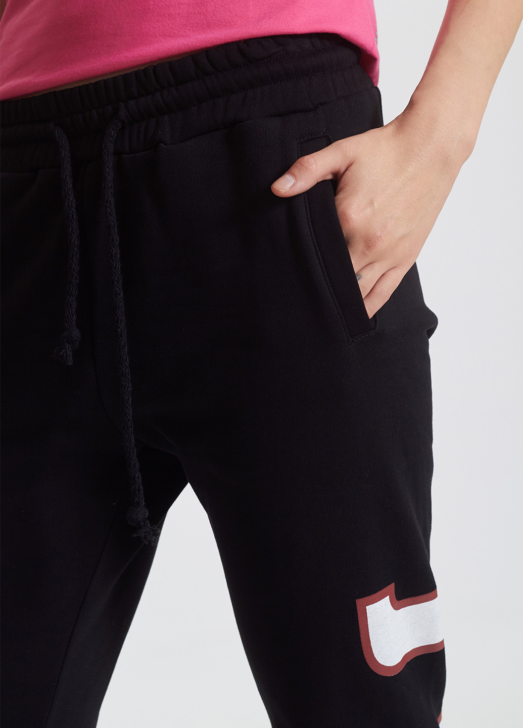 Черные спортивные демисезонные брюки J.B4 (Just Before)