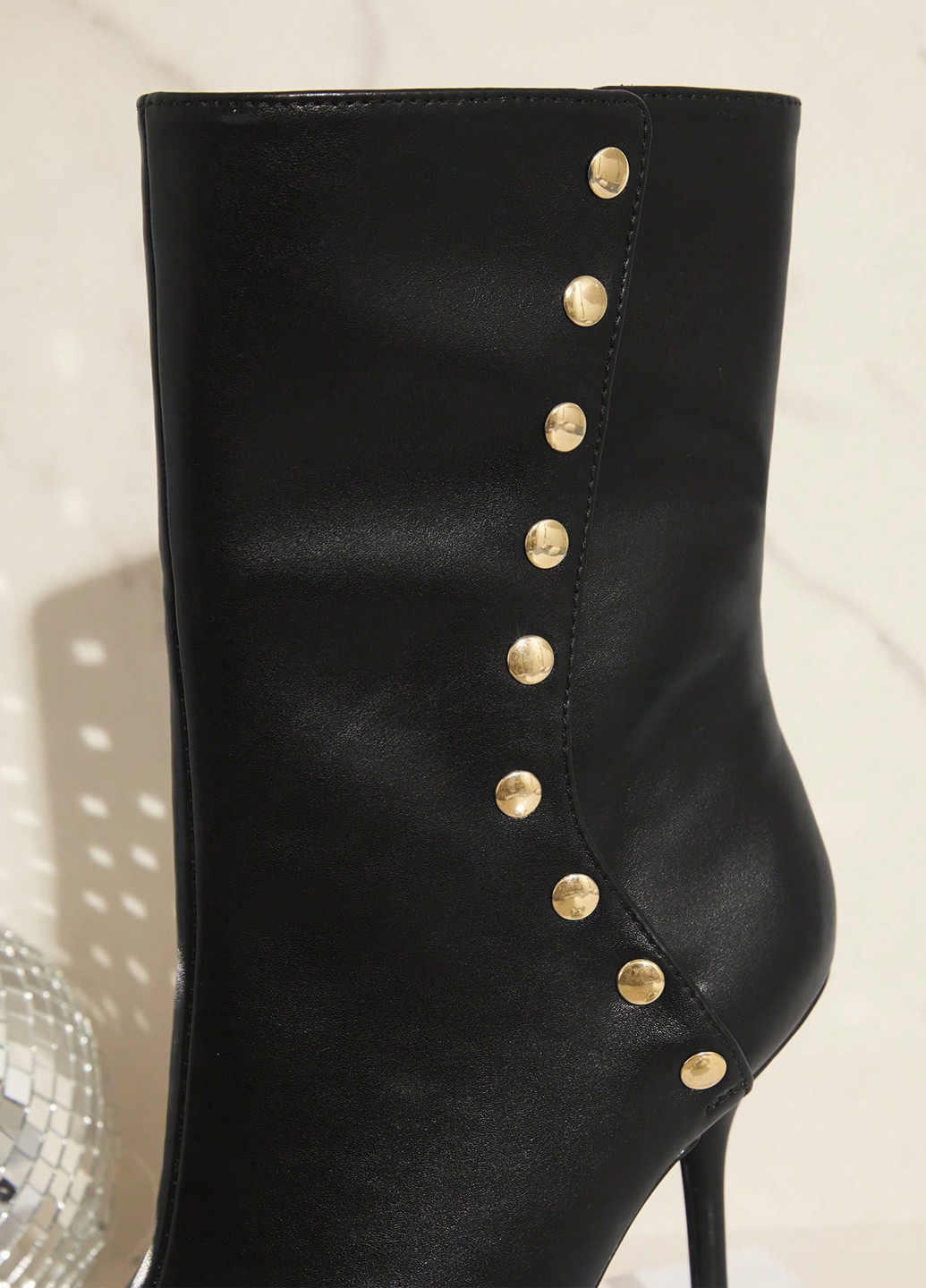 Черные демисезонная ботильоны SHEIN