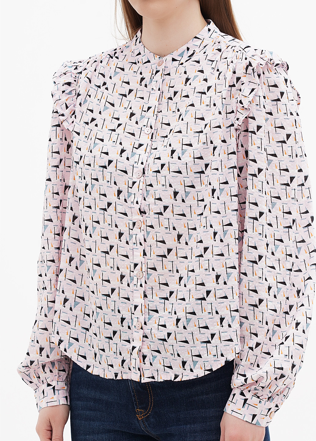 Светло-розовая демисезонная блуза S.Oliver