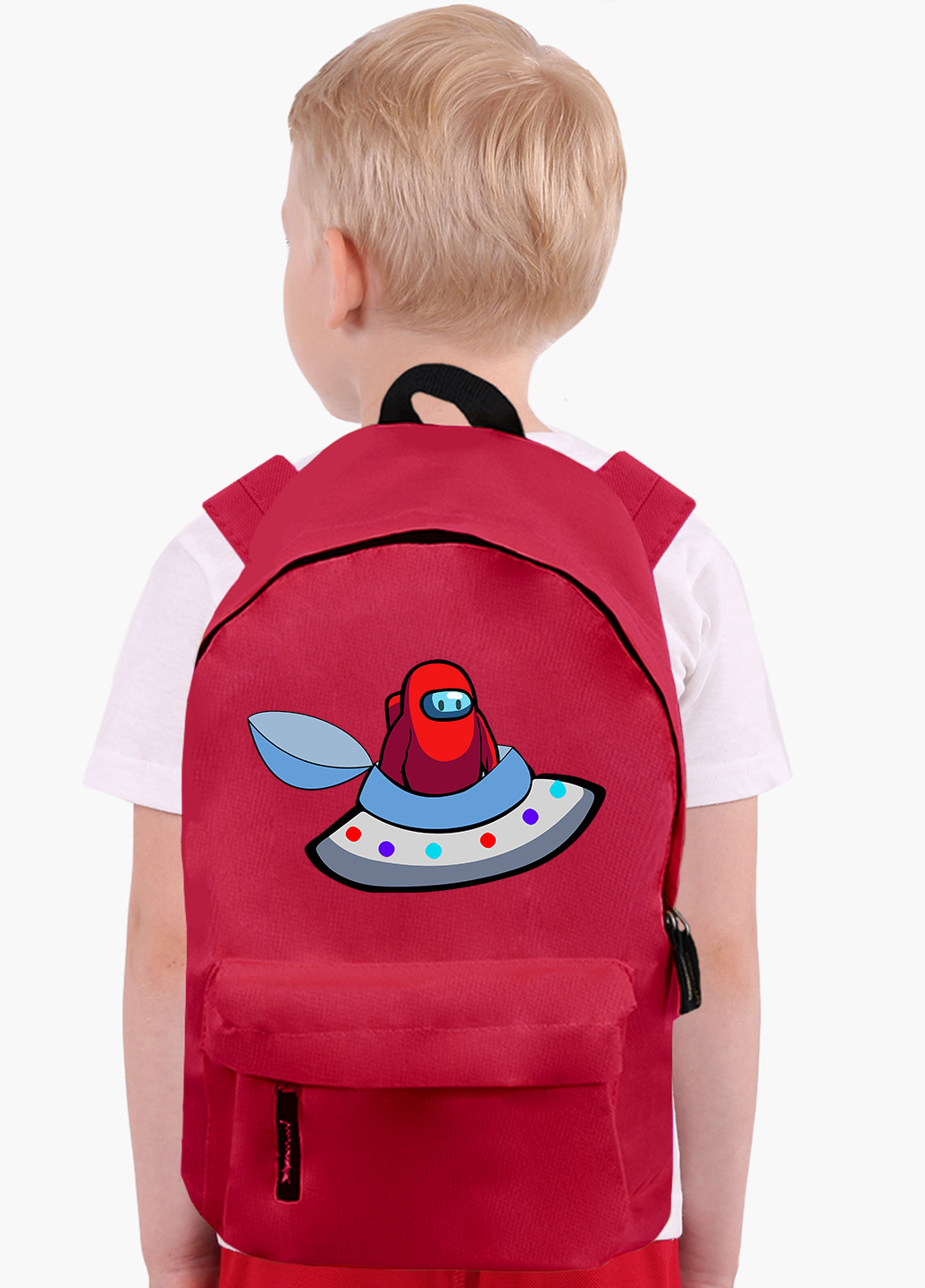 Детский рюкзак Амонг Ас Красный (Among Us Red) (9263-2583) MobiPrint (217107878)