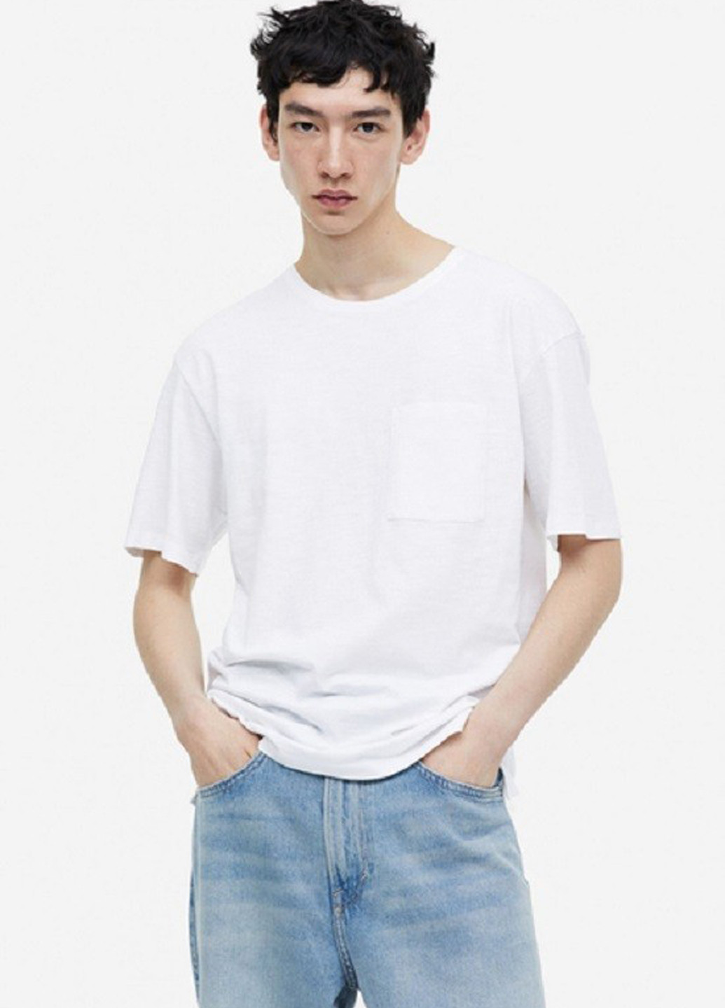 Белая футболка H&M