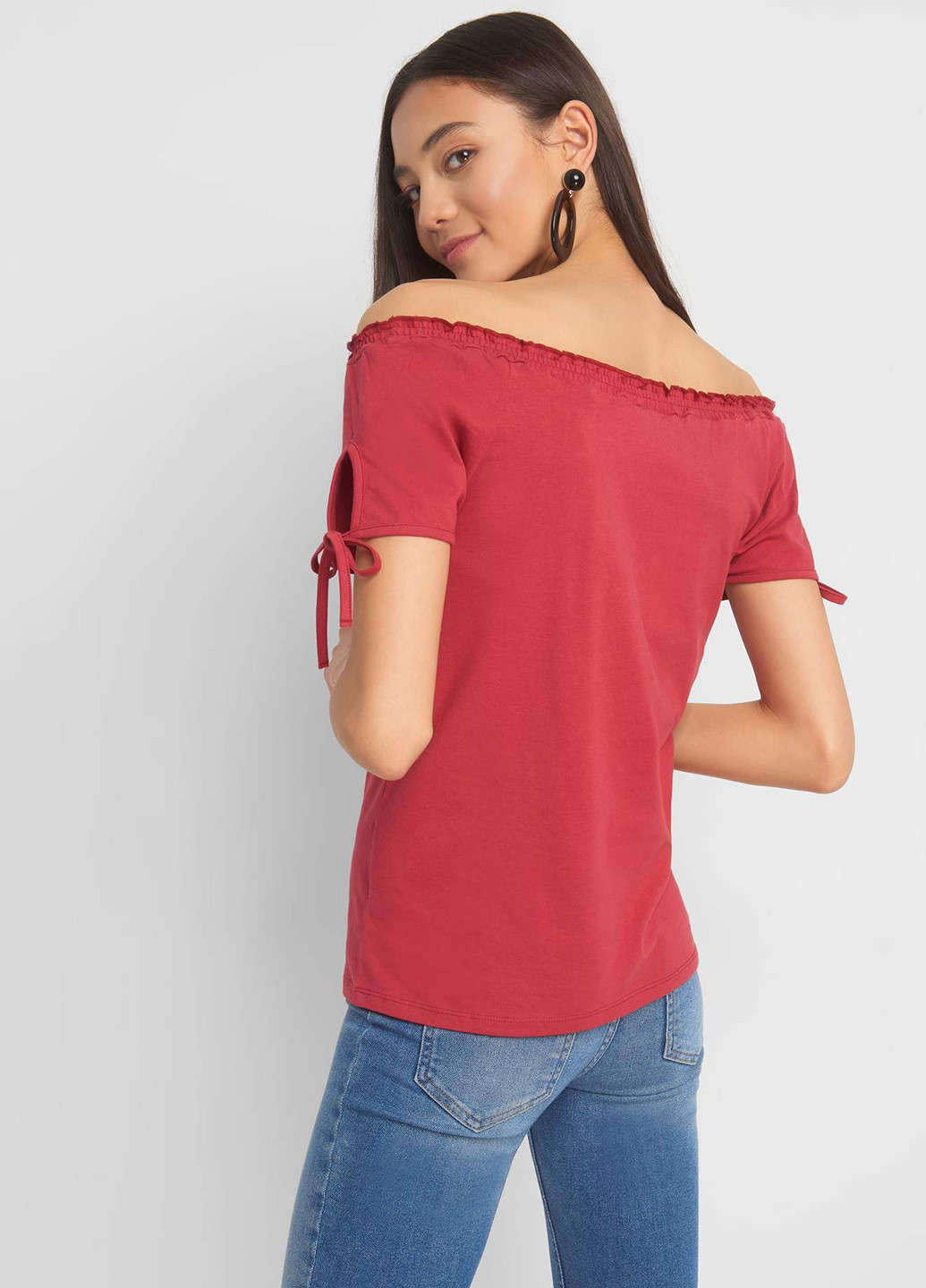 Красная летняя футболка Orsay