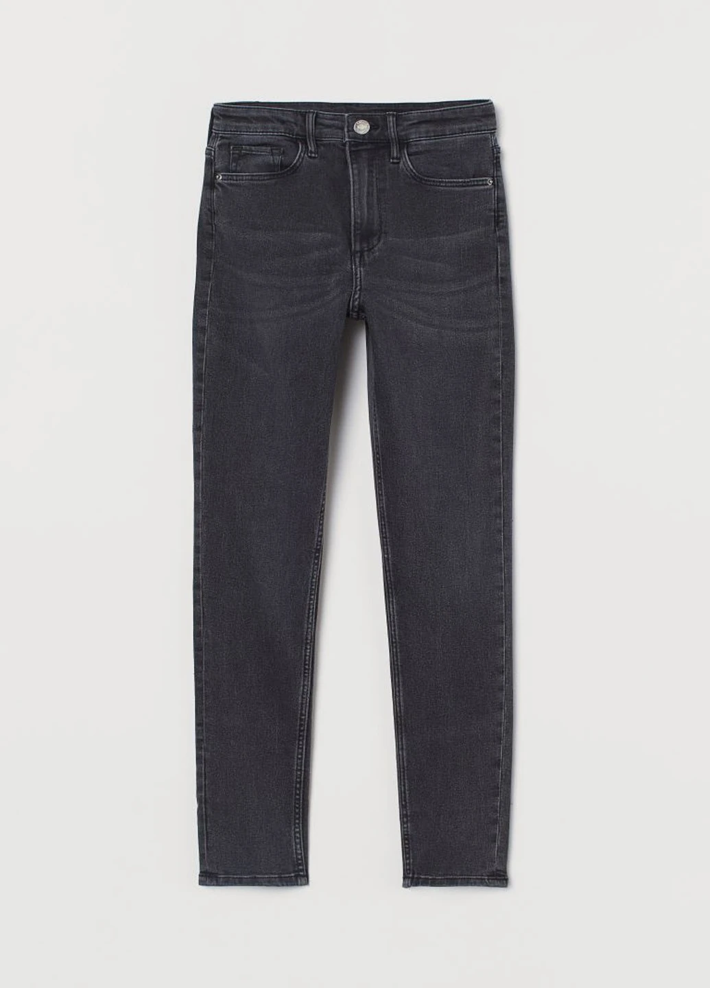 Черные демисезонные джинсы H&M