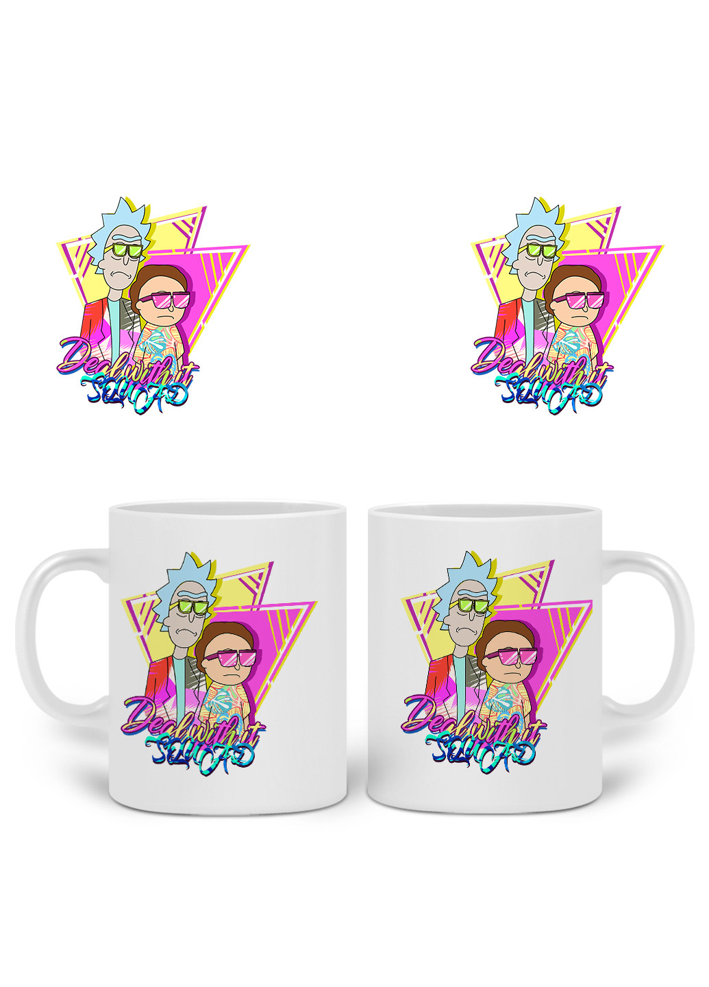 Кружка Рік і Морті (Rick and Morty) 330 мл горнятко керамічне (20259-1228) MobiPrint (219777604)