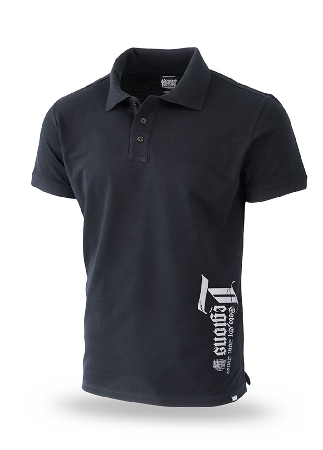Черная футболка-футболка поло для мужчин Dobermans Aggressive с рисунком
