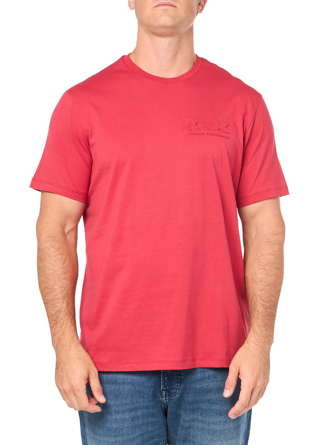 Червона футболка Armani Exchange