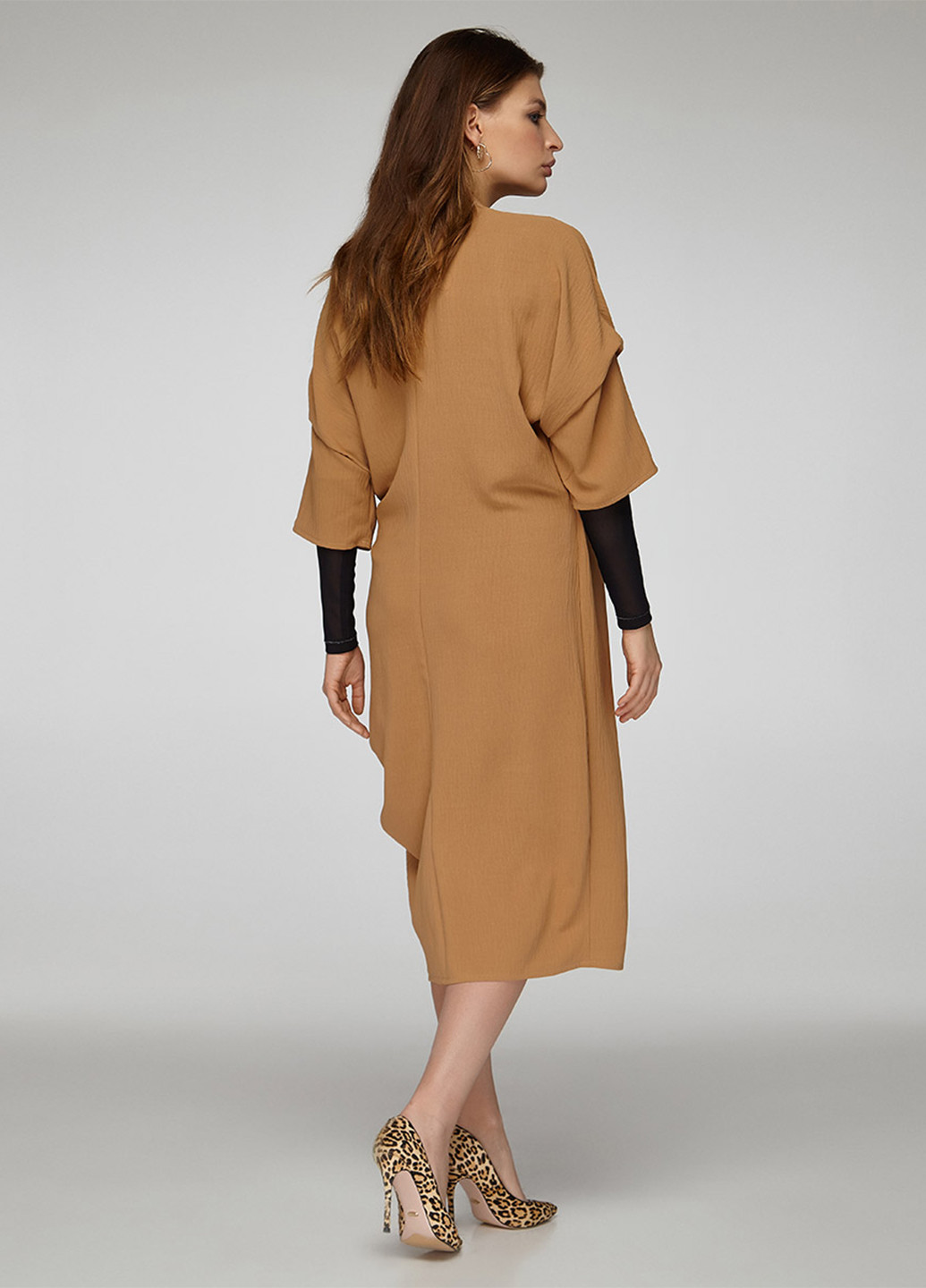 Бежева кежуал плаття, сукня футляр Solh однотонна