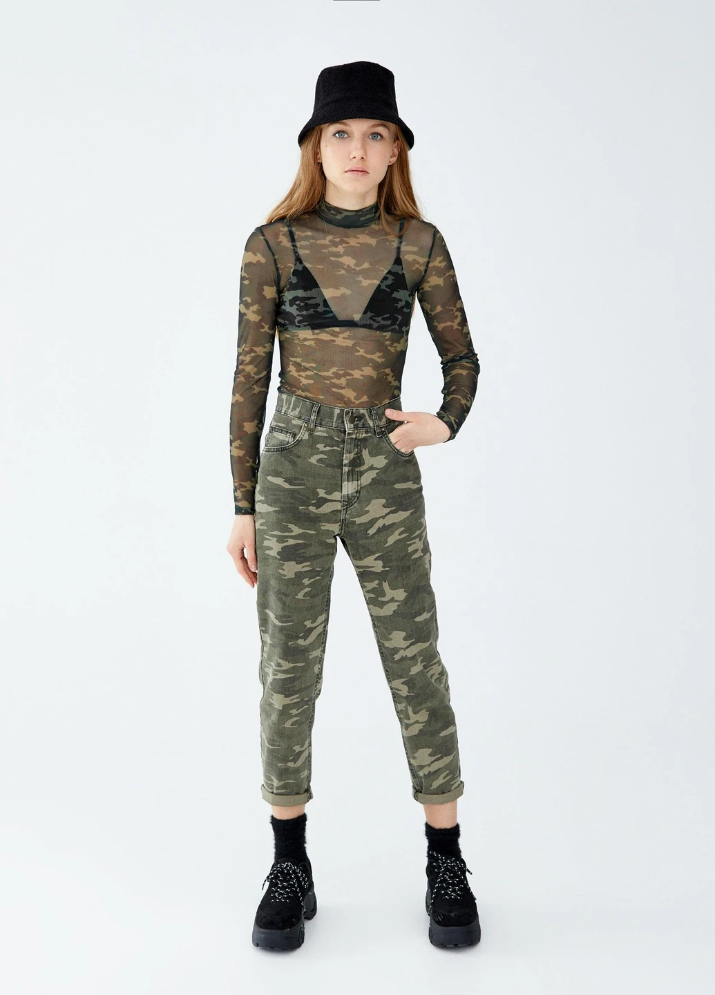 Водолазка,мілітарі, Pull & Bear (256668341)
