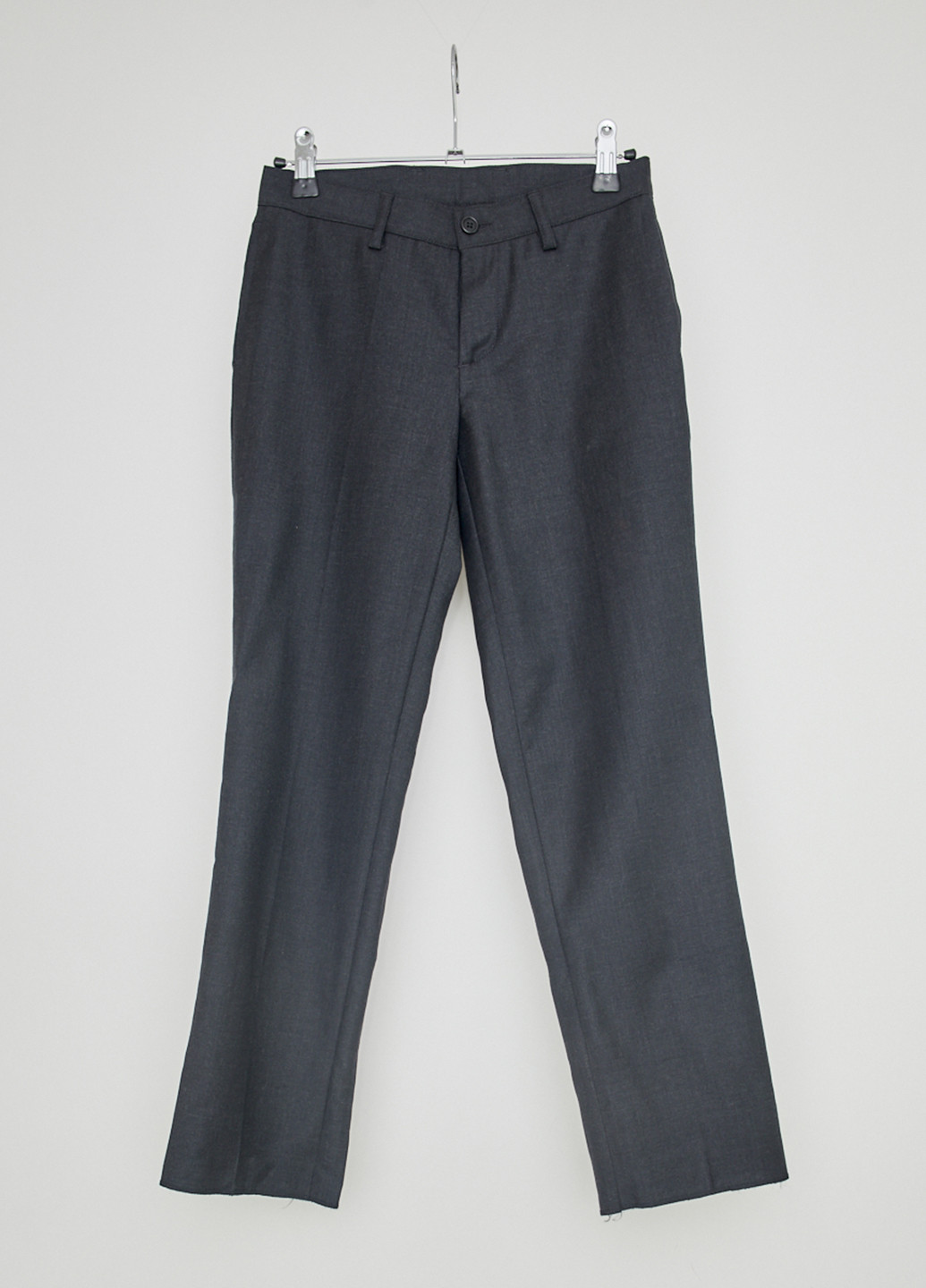 Темно-серые классические демисезонные брюки со средней талией Hackett