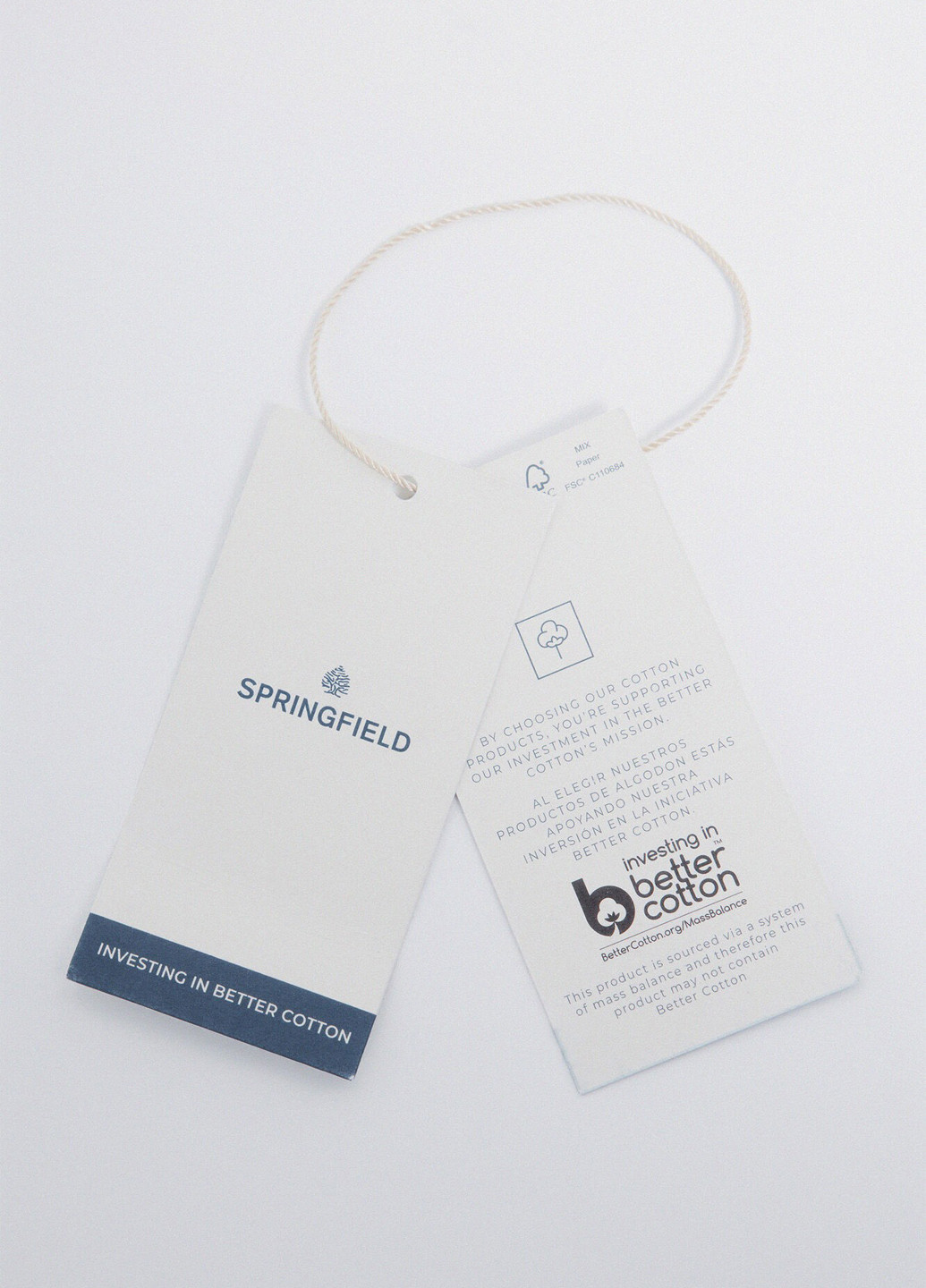 Голубой демисезонный свитер Springfield