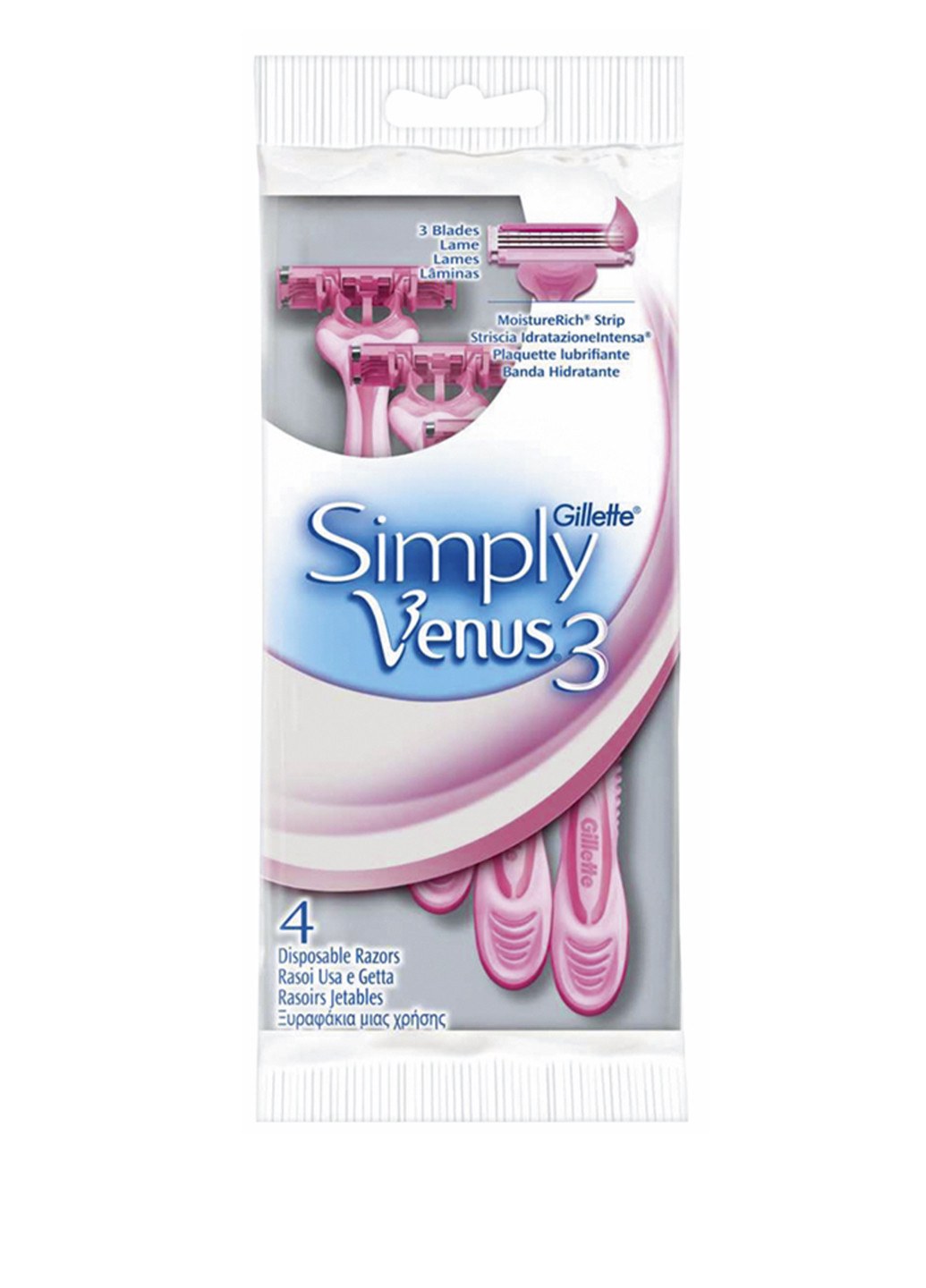 Станок Venus Simply (4 шт.) Gillette (79334077)
