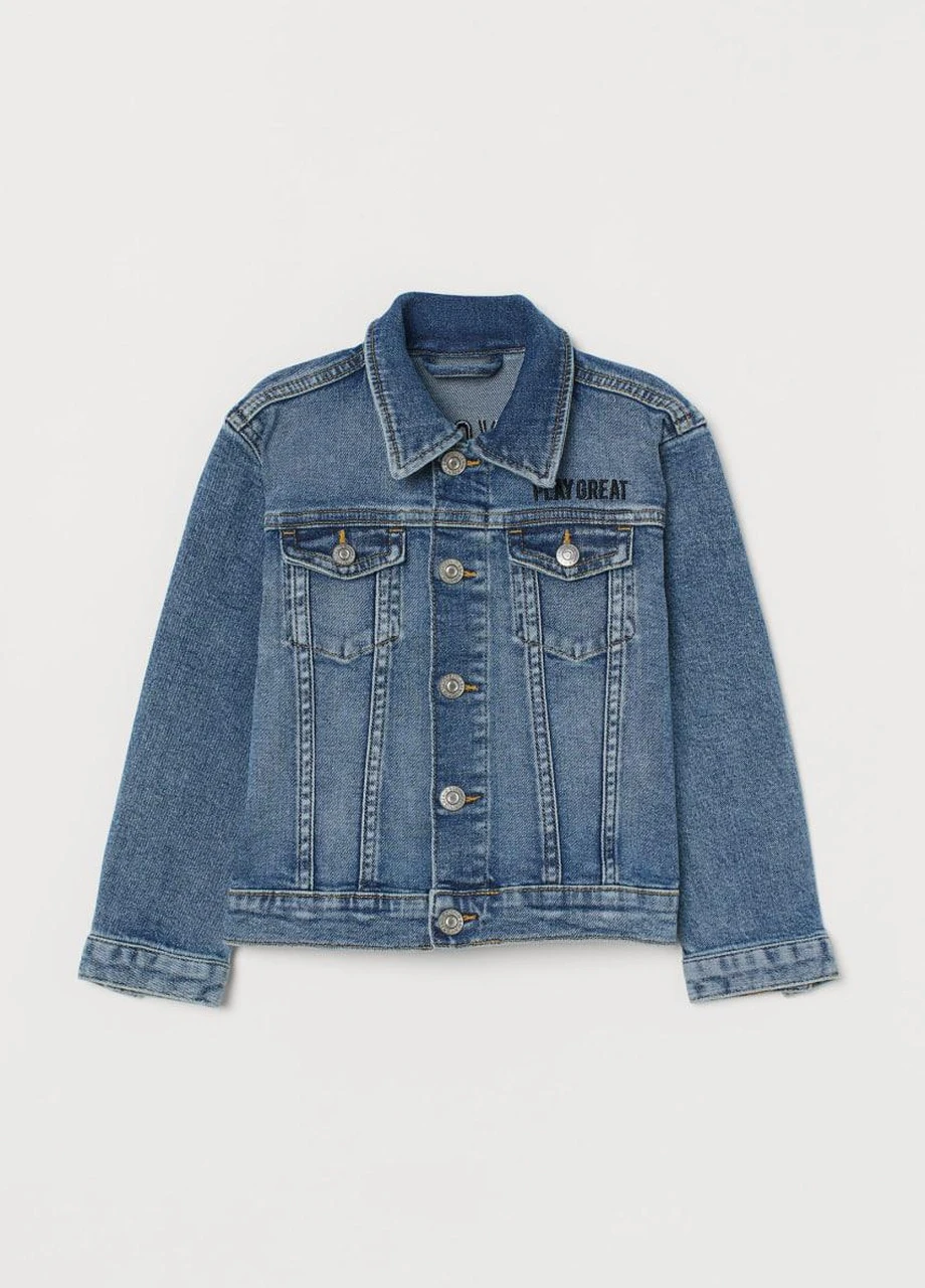 Синяя демисезонная куртка H&M