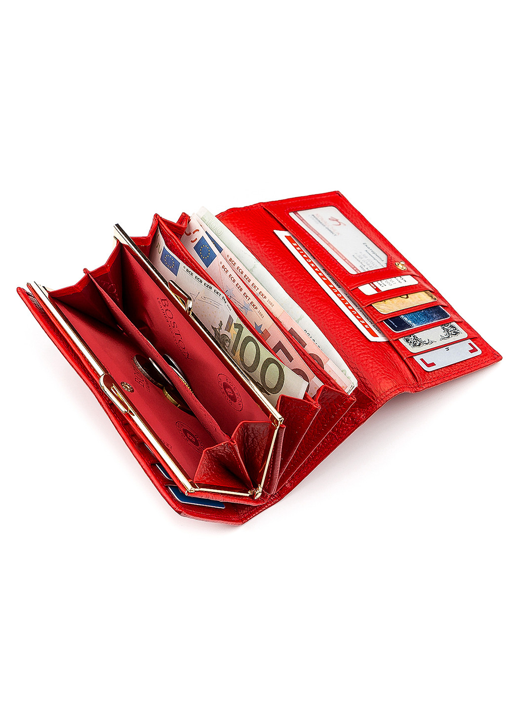 Жіночий шкіряний гаманець 17,5х10х3,5 см BOSTON (252129513)