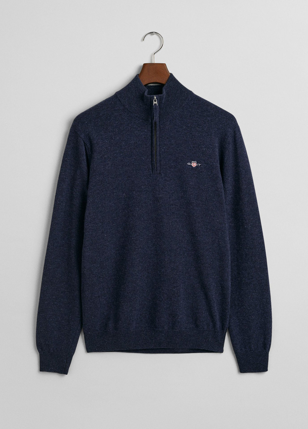 Темно-синий зимний свитер Gant